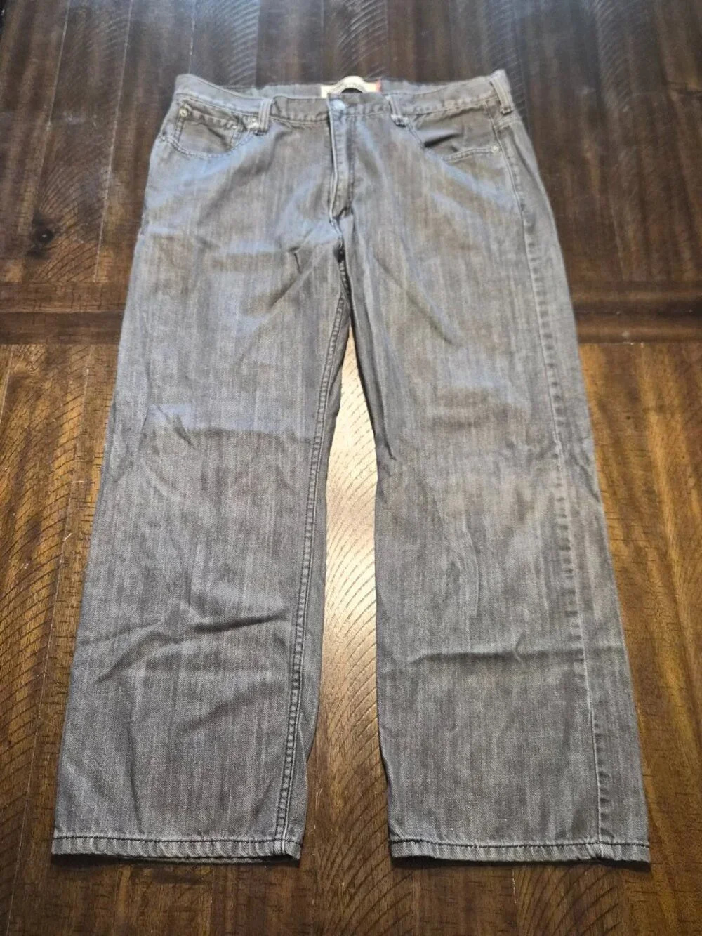 Vintage Y2K Levis 569 Loose Straight Jeans 36X28 Baggy Faded Denim HEMMED G767
